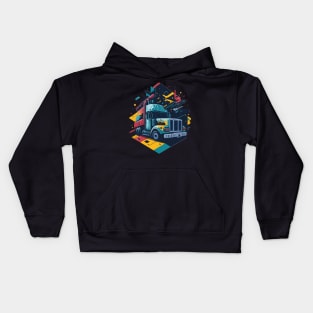 Truck is my love Kids Hoodie